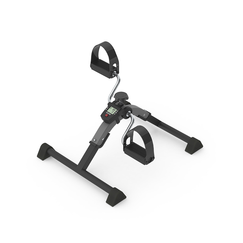 Pedalera PLEGABLE CON COMPUTADORA. Monitoreo de repeticiones, tiempo, calorías y contador de pasos.